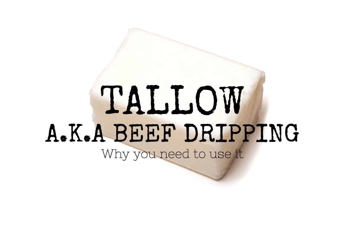 tallow or beef dripping
