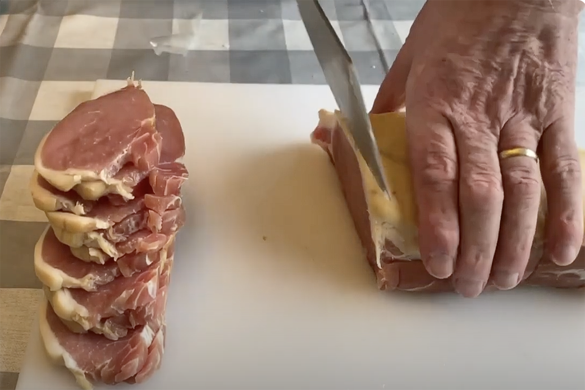 bacon sliced