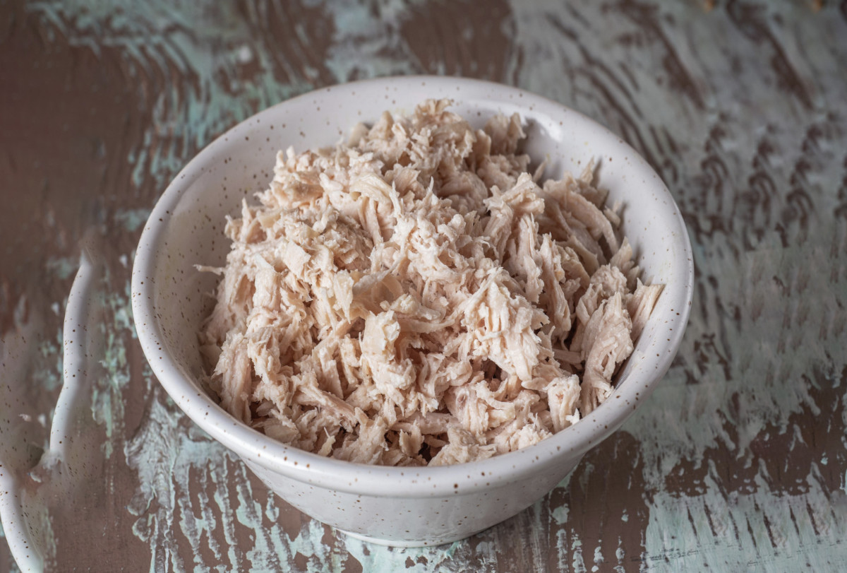 shredded chicken