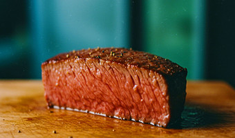 cooked sous vide steak