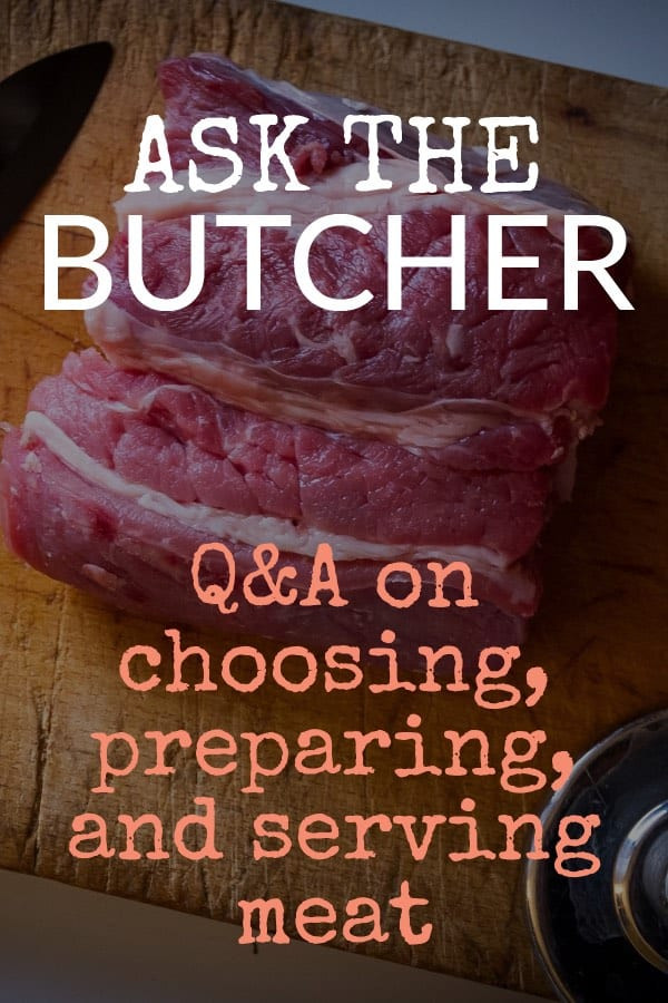 Ask the Butcher Pinterest Pin