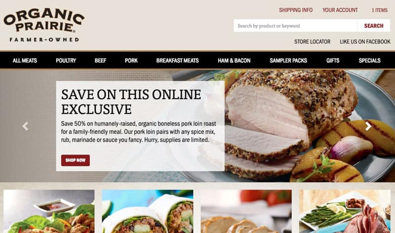 Organic Prairie - order bulk organic meat online
