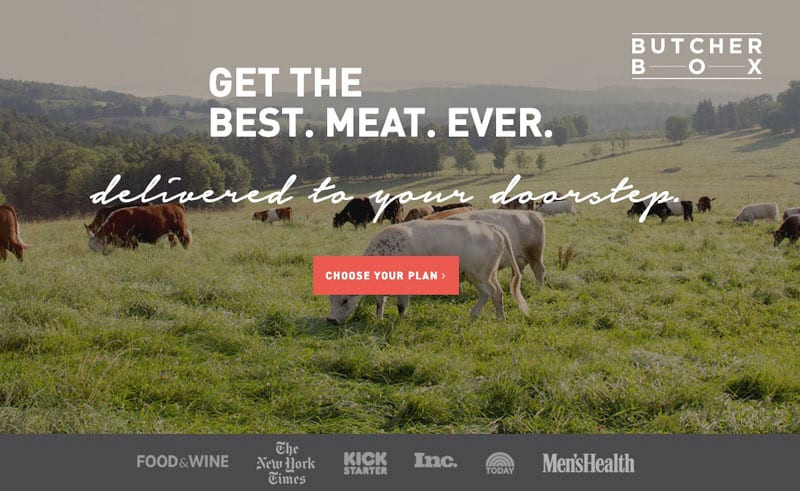 Buther Box Organic Grass-fed meat online
